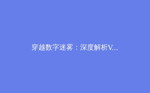 穿越数字迷雾：深度解析VPN，你的网络隐私守护者与自由之钥 - 4